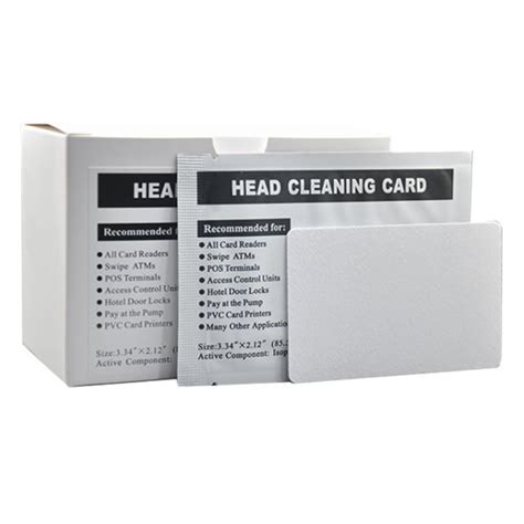 head cleaning card for reader